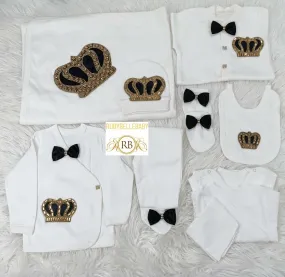 10pcs HRH Crown Set - Black