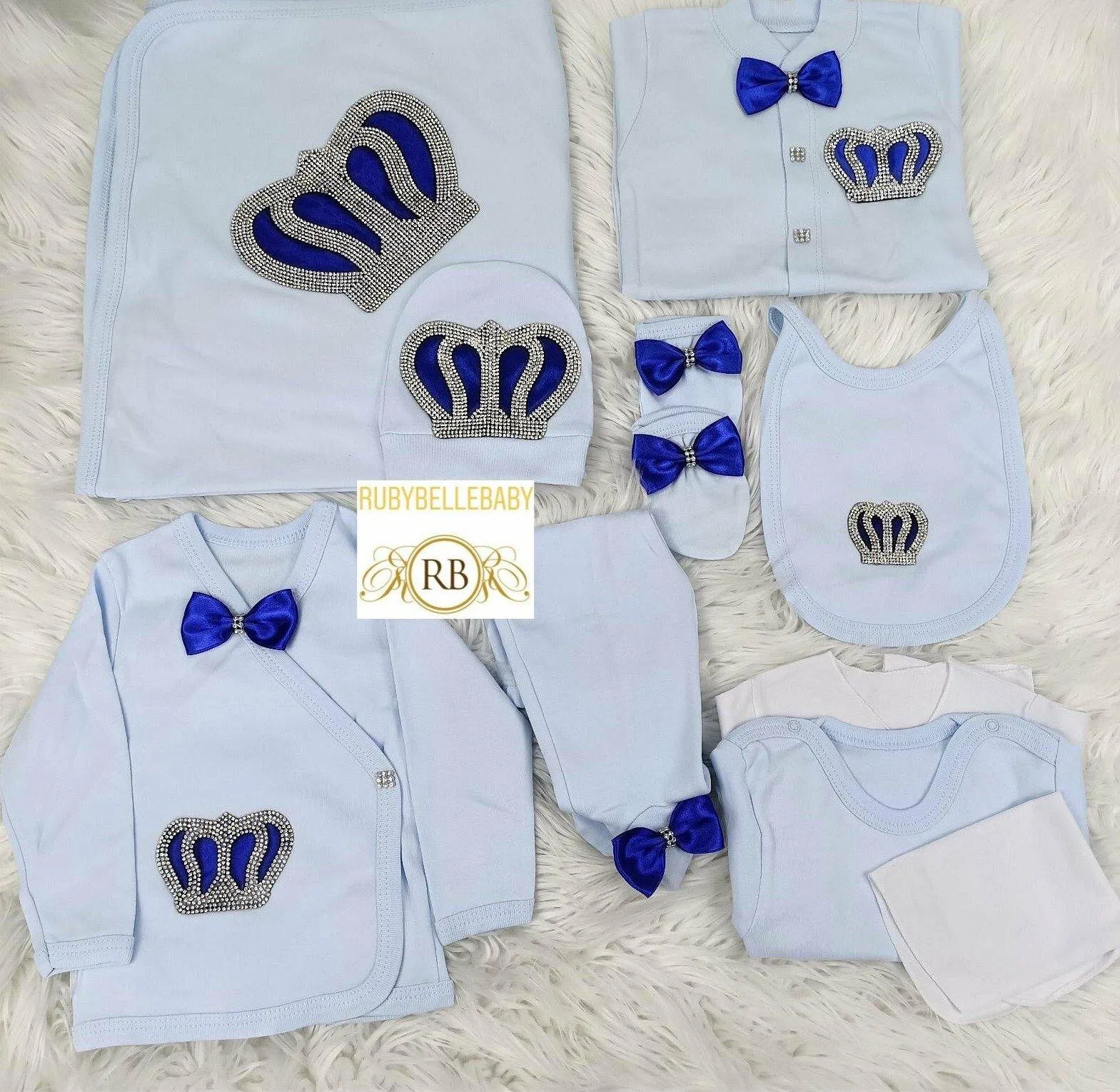 10pcs Royal Crown Set - Blue