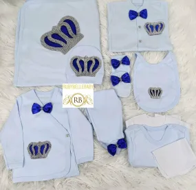 10pcs Royal Crown Set - Blue
