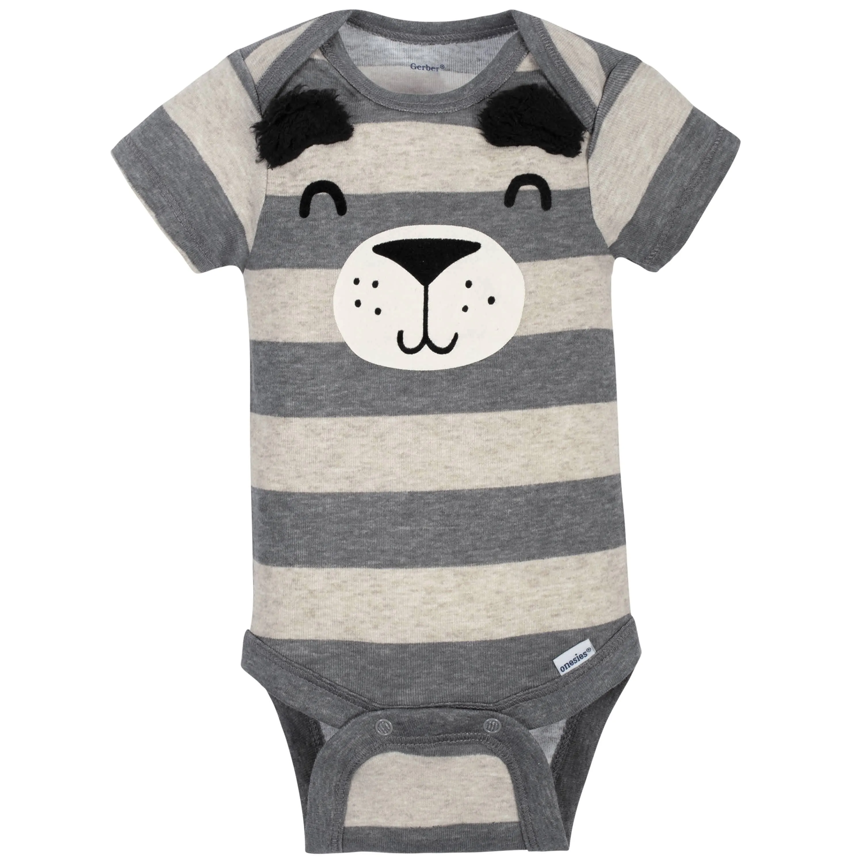 3-Pack Baby Boys Bear Short Sleeve Onesies® Bodysuits