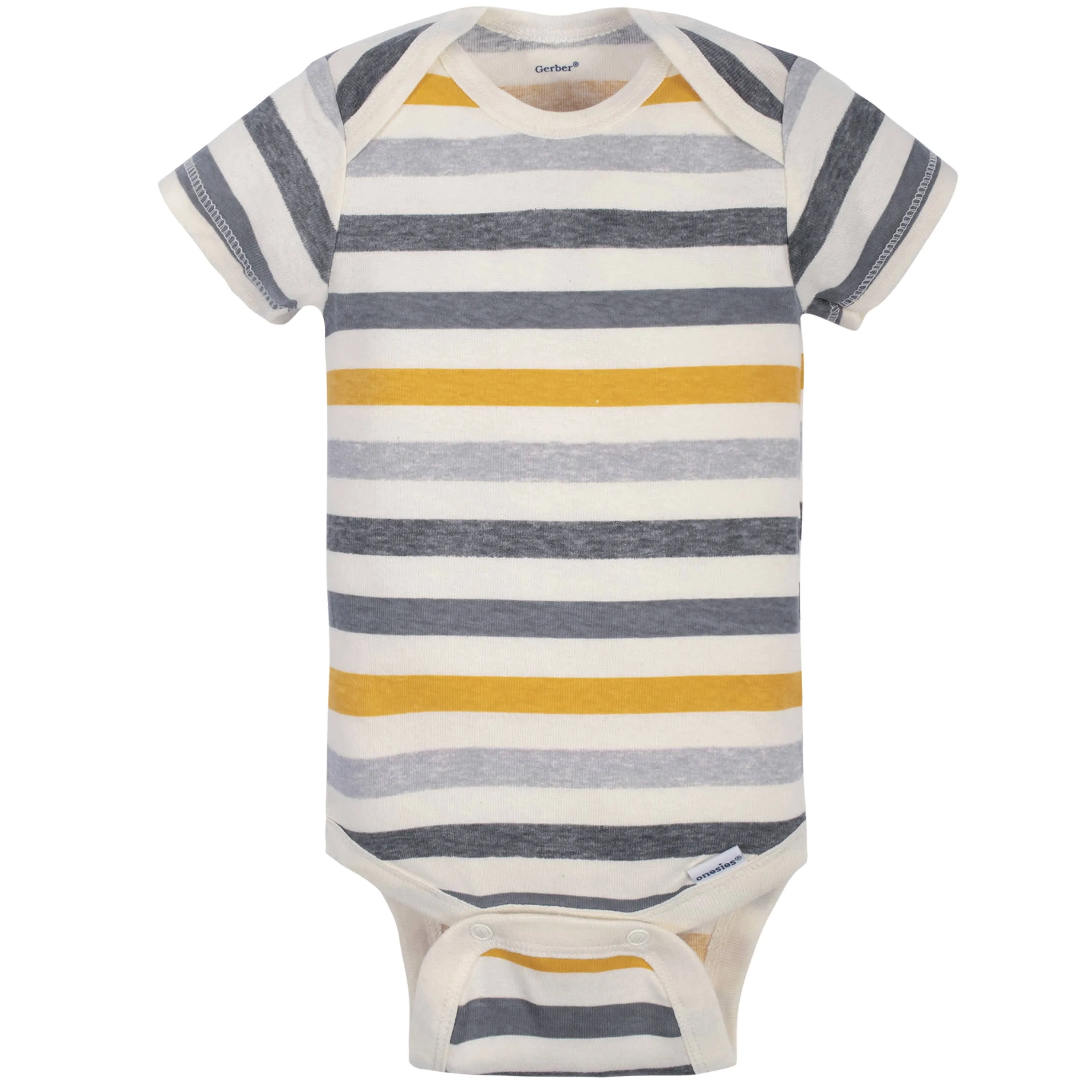 3-Pack Baby Boys Construction Trucks Short Sleeve Onesies® Bodysuits