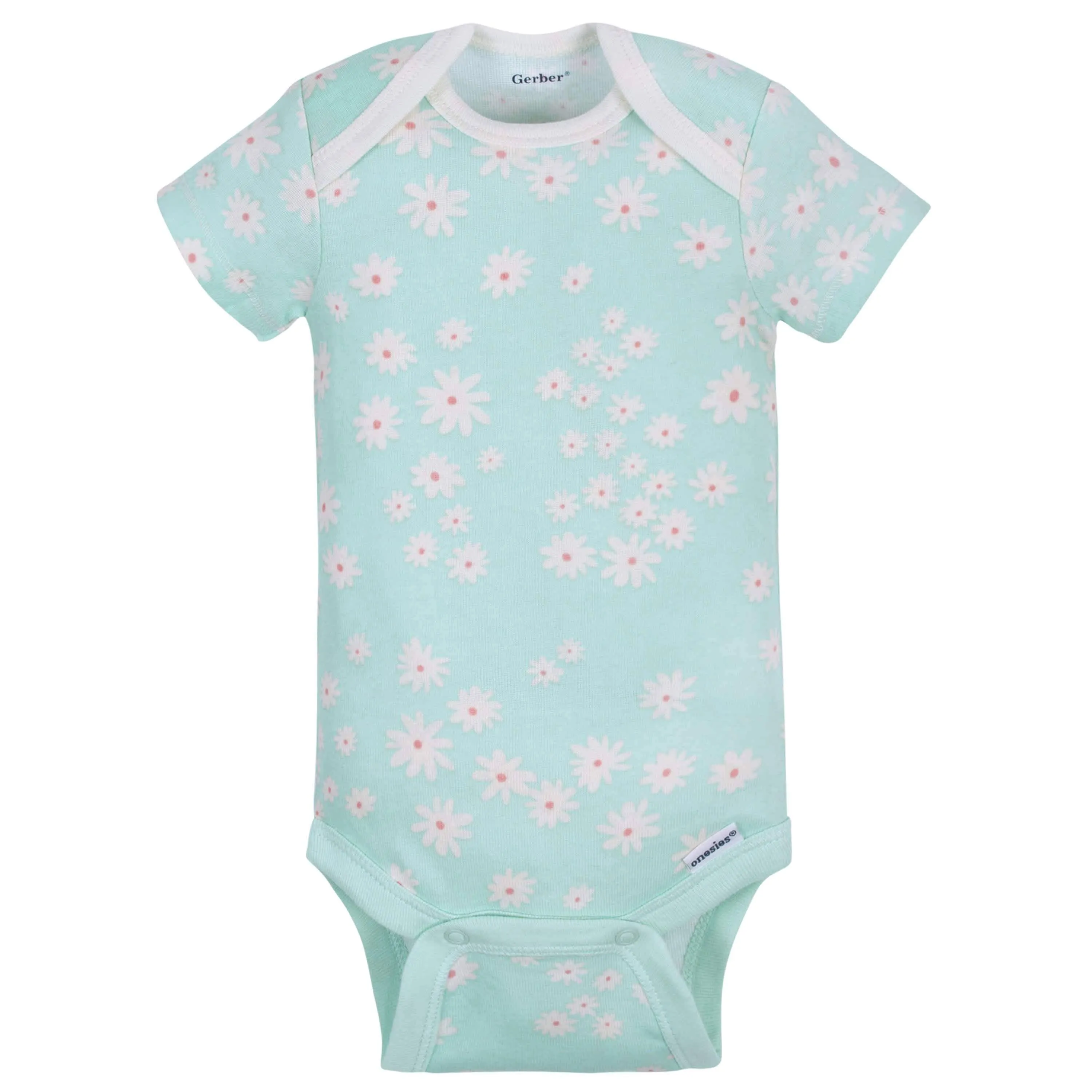 3-Pack Baby Girls Fox Short Sleeve Onesies® Bodysuits