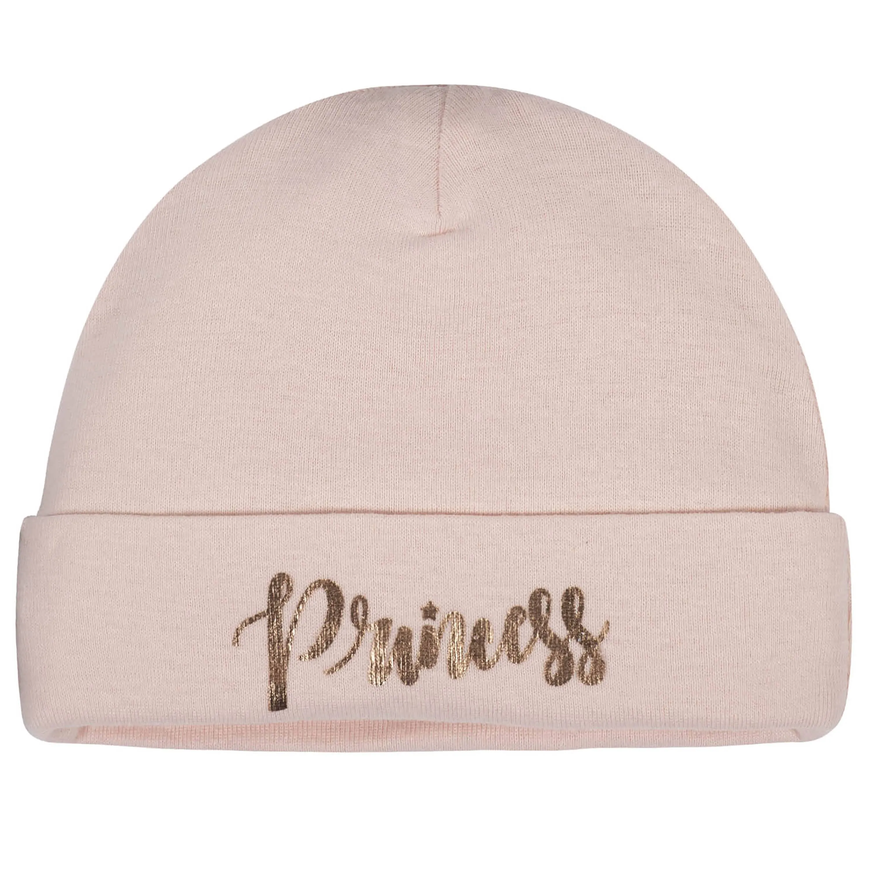 3-Pack Baby Girls Princess Organic Caps