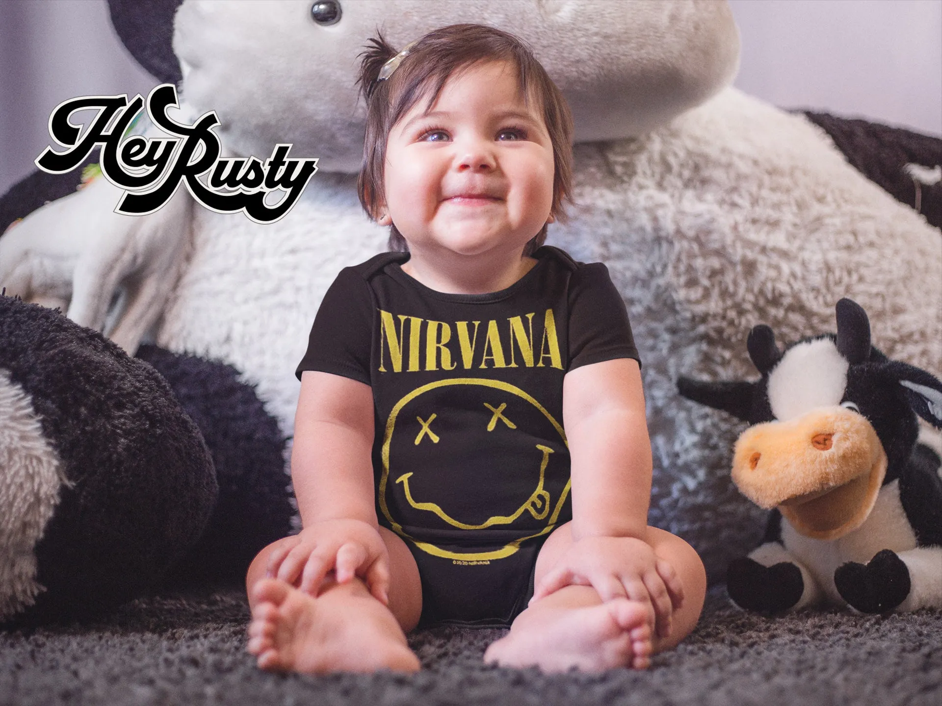 AC/DC Kids Baby Grow: Horns