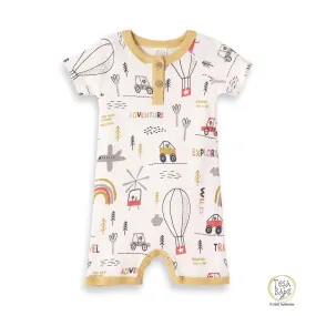 Adventuresome Henley Shortie Romper