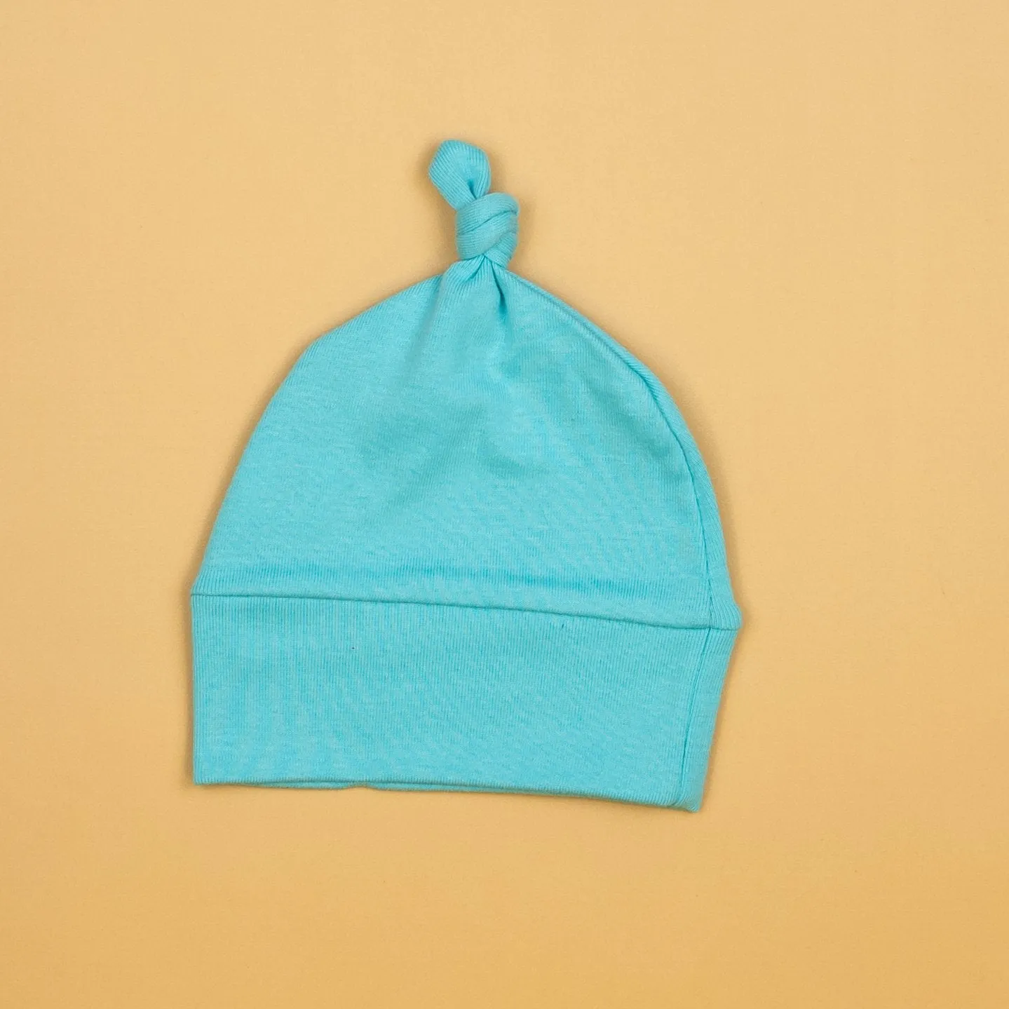 Aqua Knot Hat