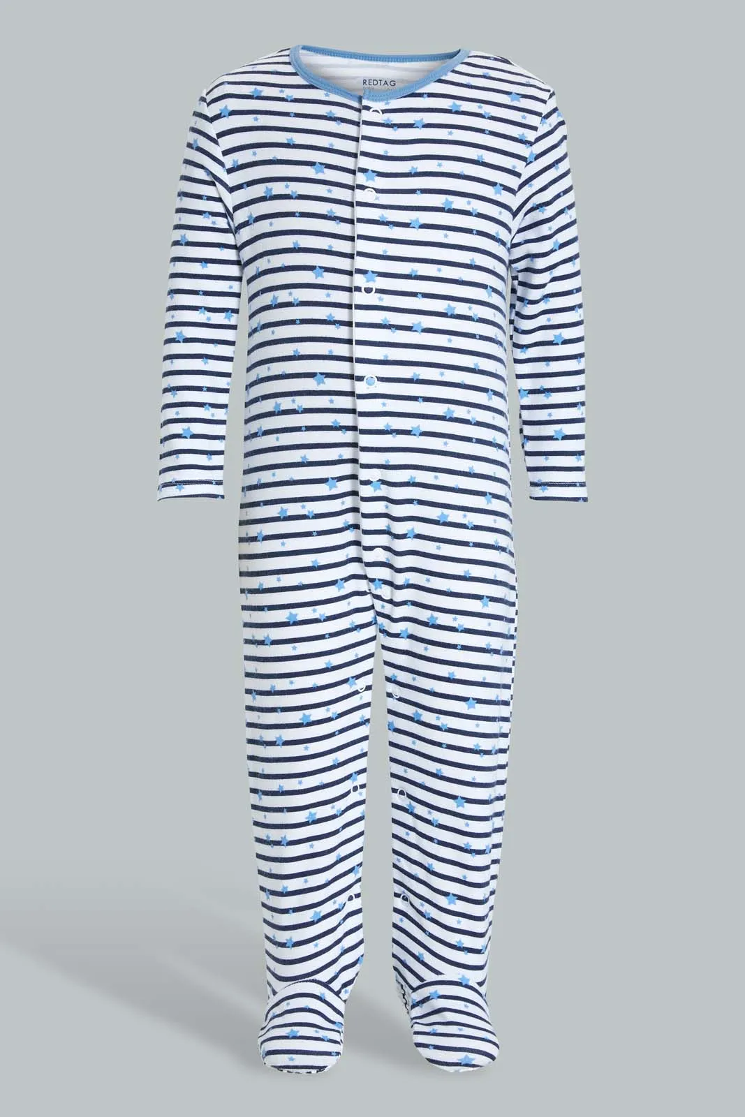 Assorted Printed Sleepsuits (Pack of 3)