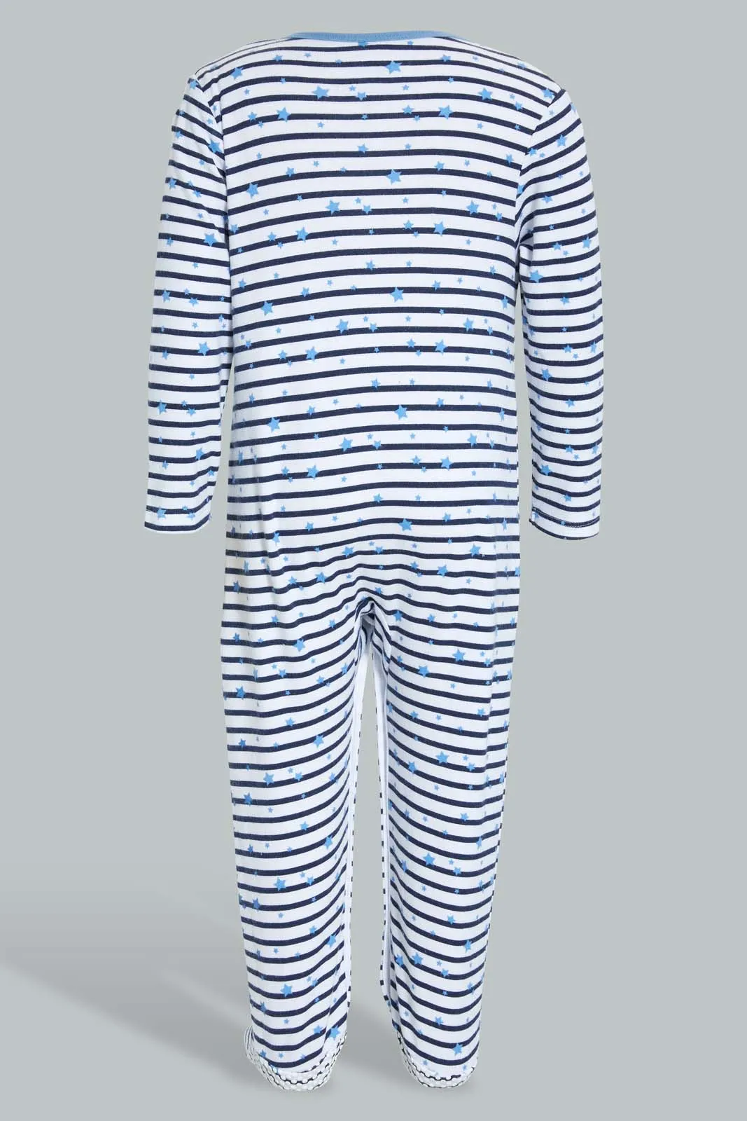 Assorted Printed Sleepsuits (Pack of 3)