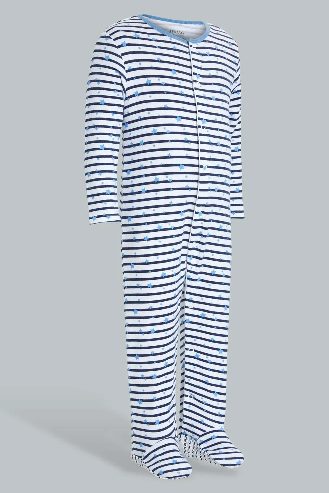 Assorted Printed Sleepsuits (Pack of 3)