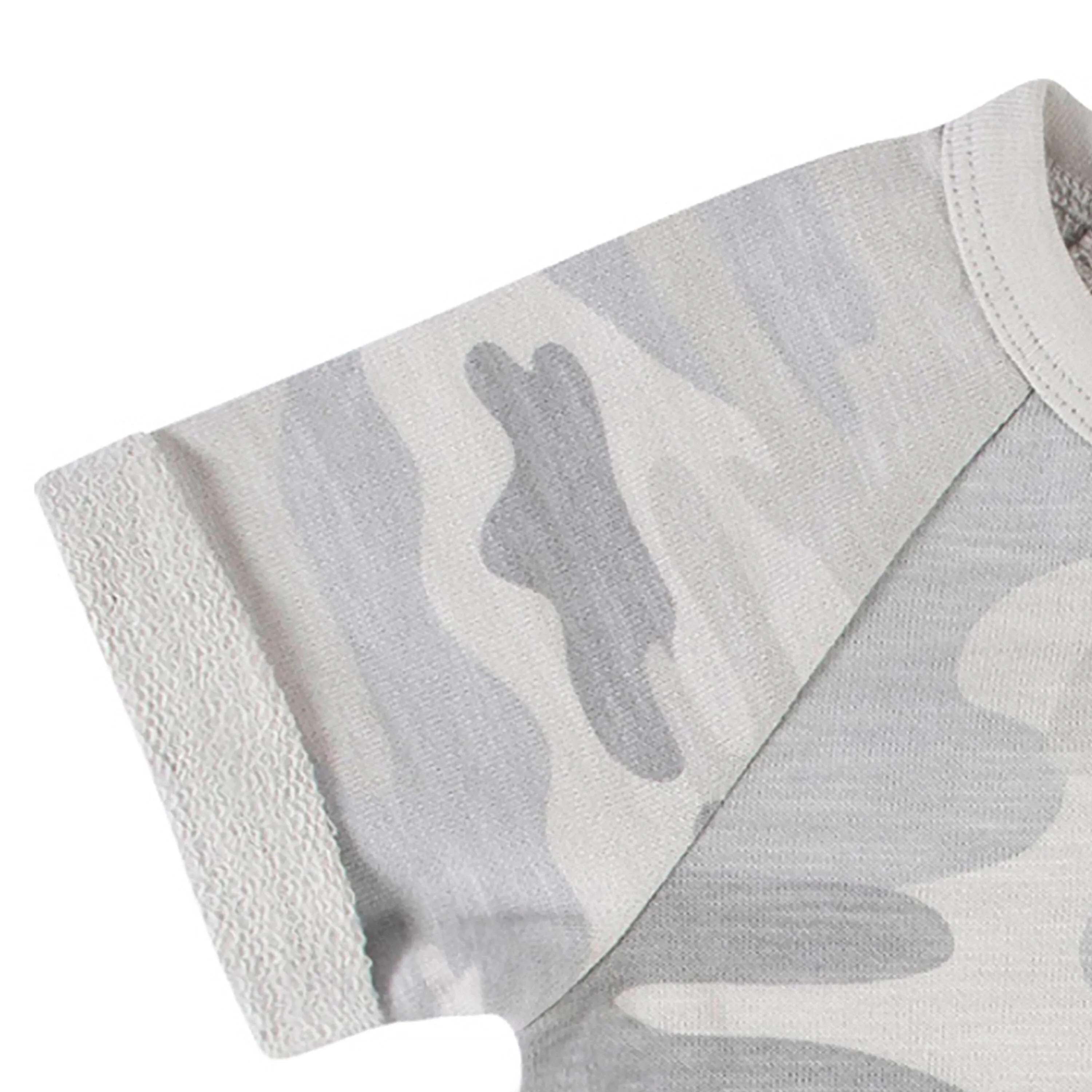 Baby Boys Camo Short Sleeve Romper