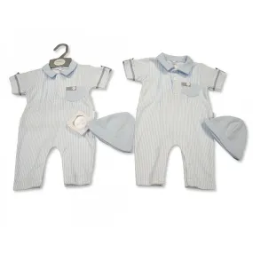 Baby Boys Striped Romper