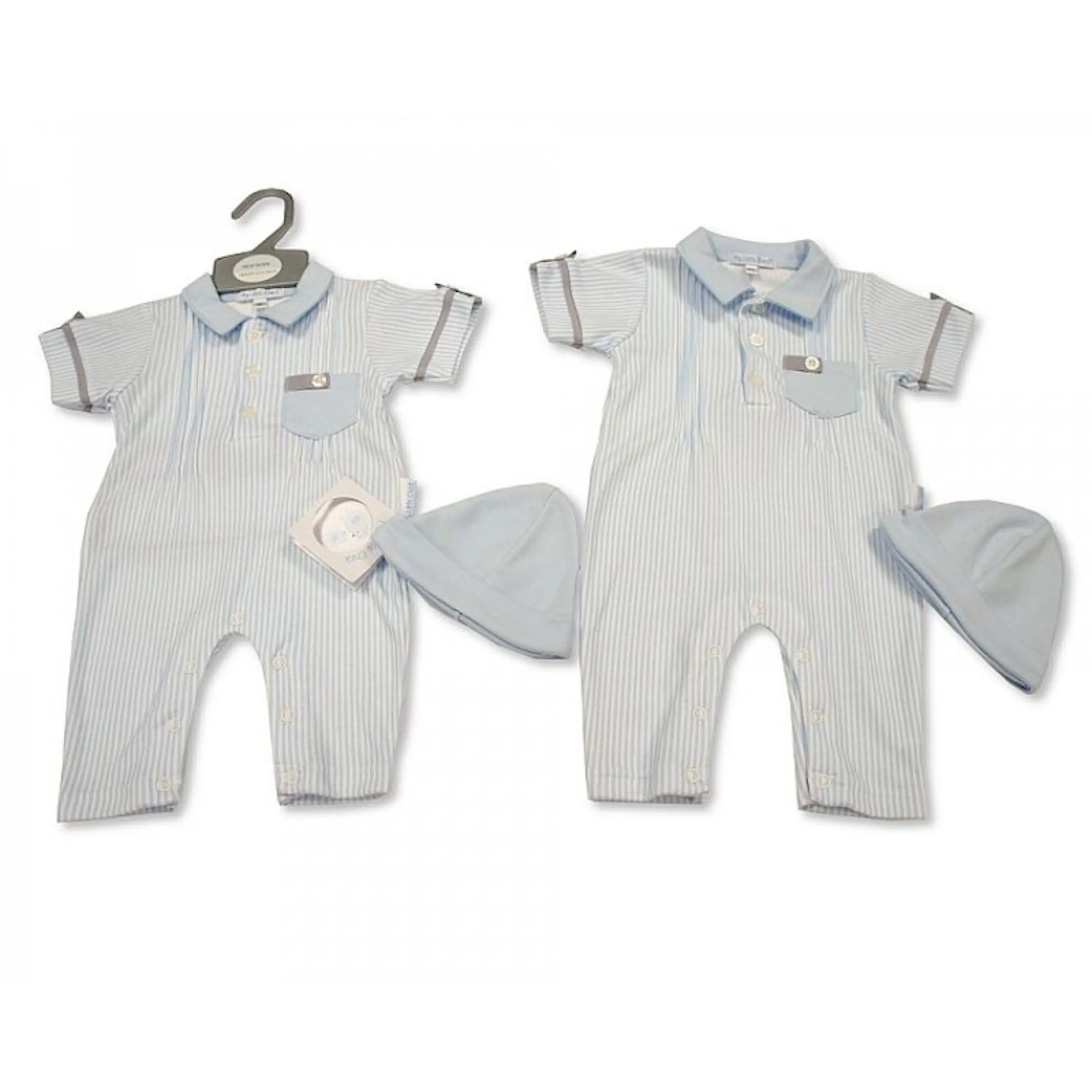 Baby Boys Striped Romper