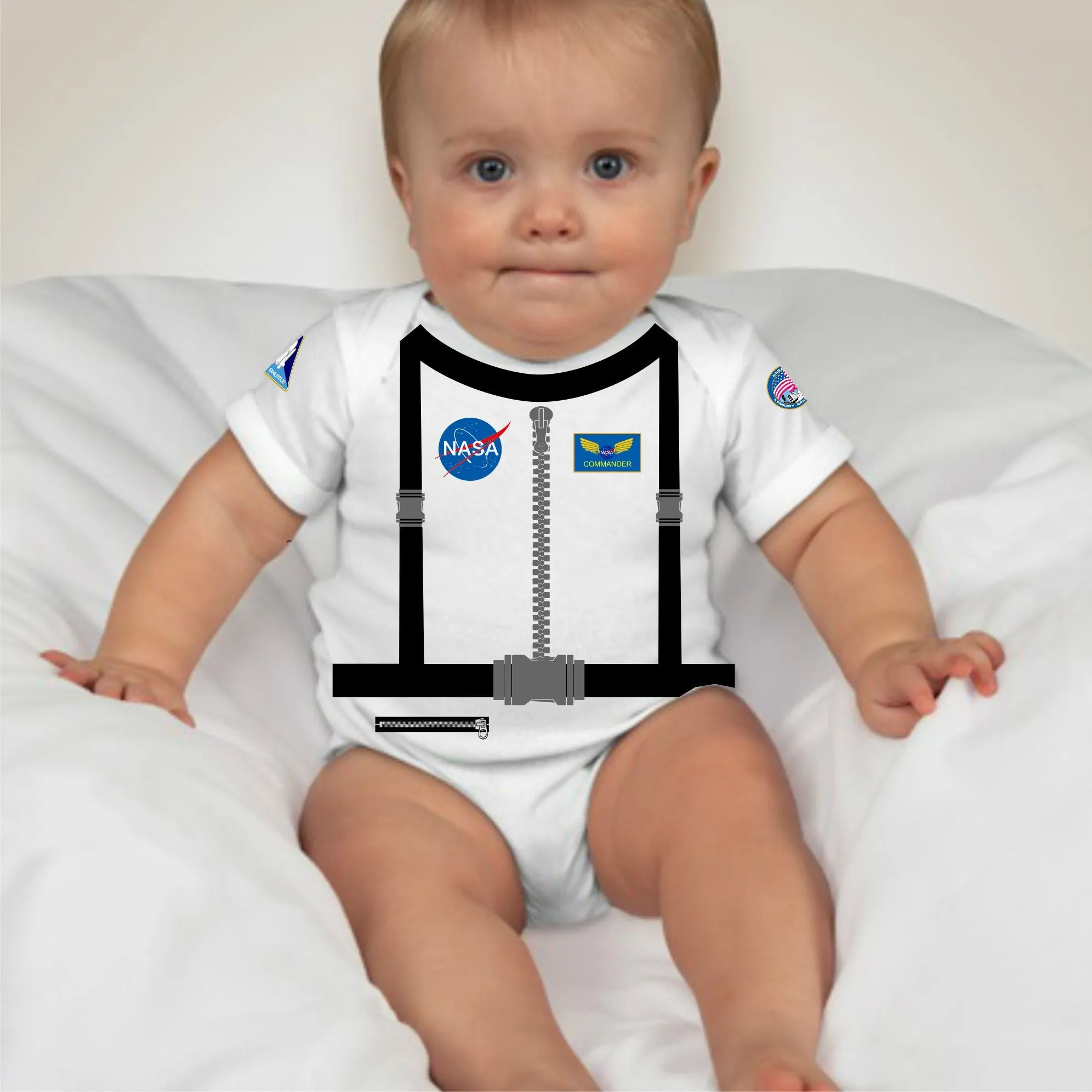 Baby Career Onesies - Astronaut Suit NASA with FREE Name Print