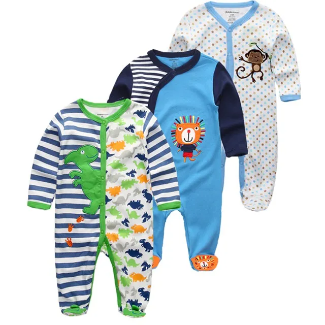 Baby Clothes 2019 Unisex Kids Long Sleeve 3/4pcs Rompers