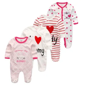 Baby Clothes 2019 Unisex Kids Long Sleeve 3/4pcs Rompers