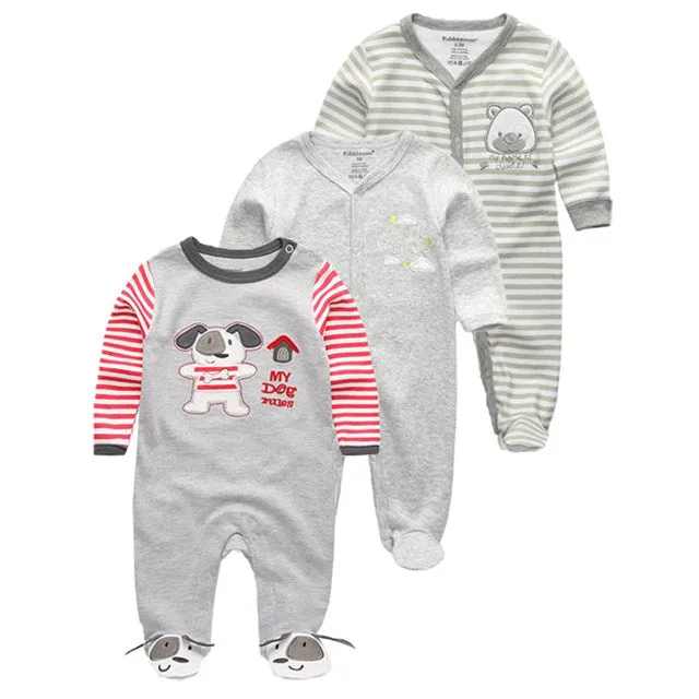 Baby Clothes 2019 Unisex Kids Long Sleeve 3/4pcs Rompers