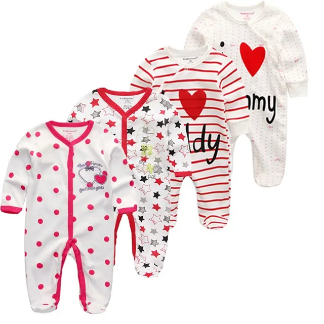 Baby Clothes 2019 Unisex Kids Long Sleeve 3/4pcs Rompers
