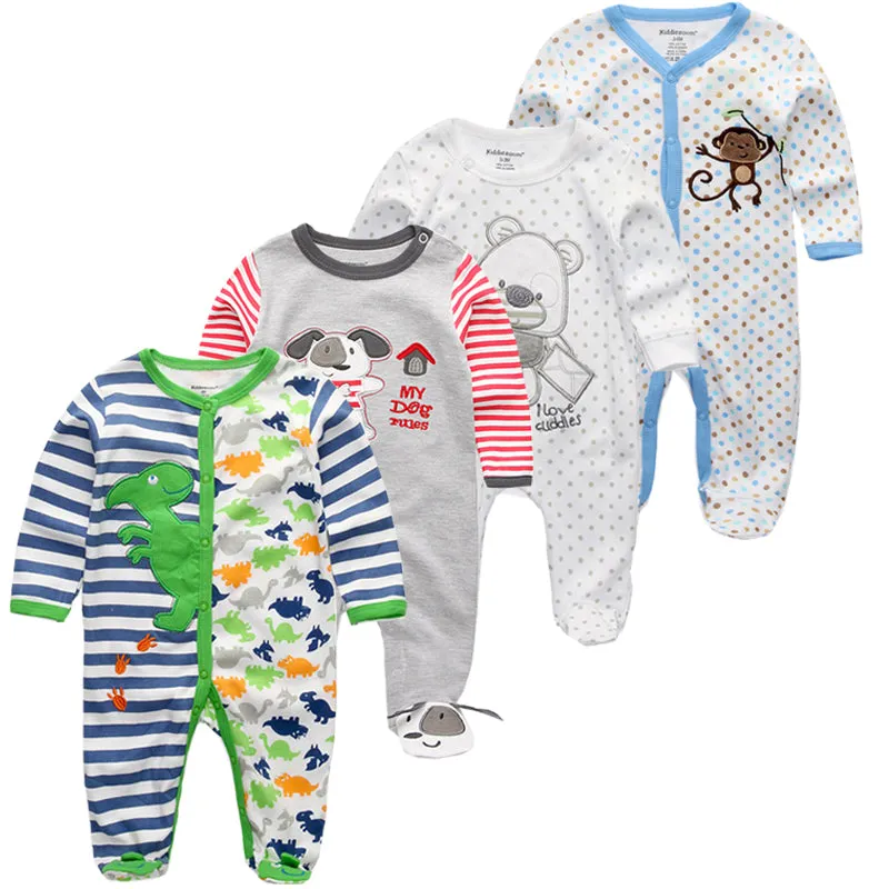 Baby Clothes 2019 Unisex Kids Long Sleeve 3/4pcs Rompers