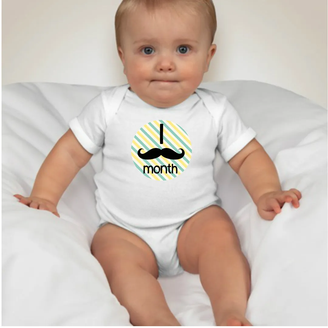 Baby Custom Monthly Onesies - Lil Mister