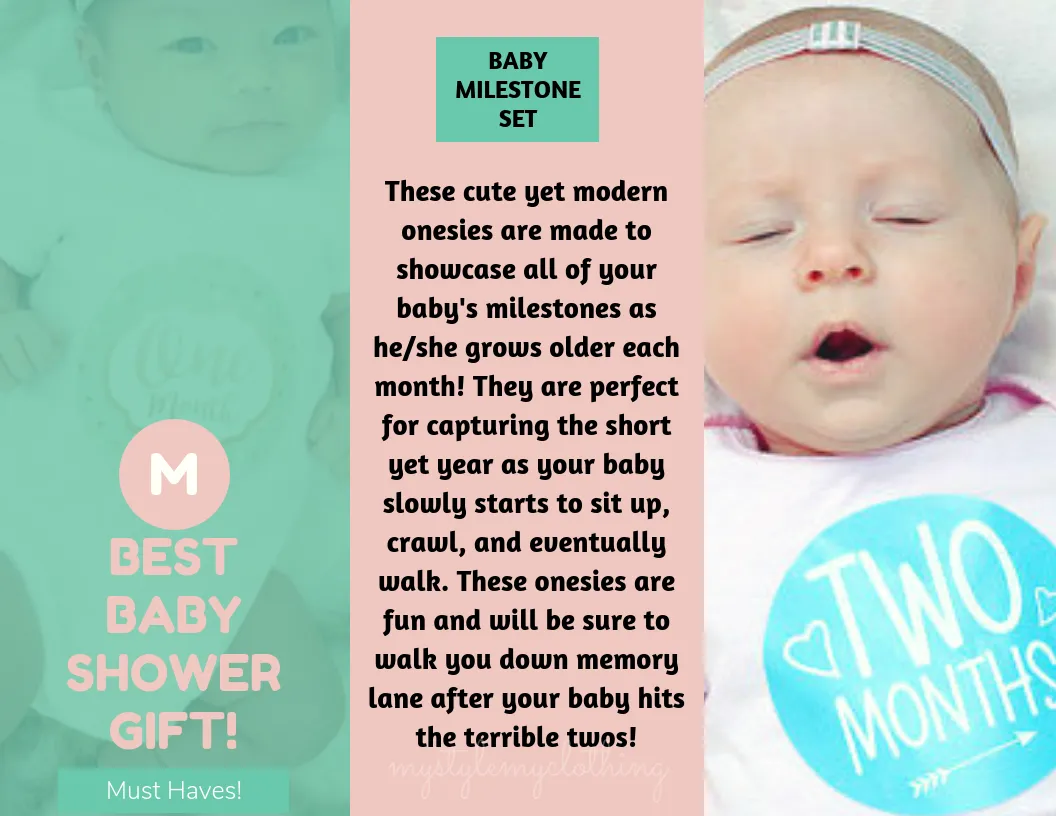 Baby Custom Monthly Onesies - Robots