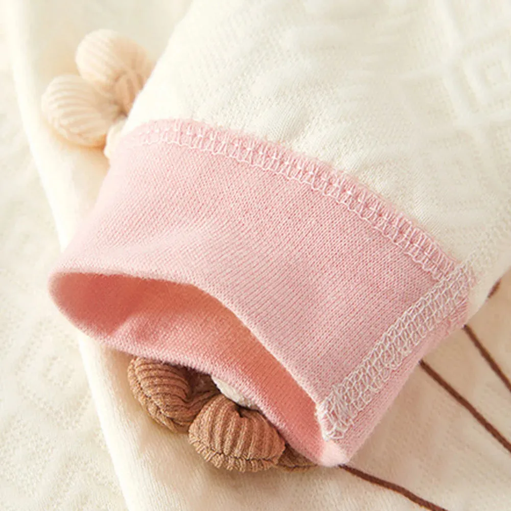 Baby Cute Printed Cotton Romper with Hat