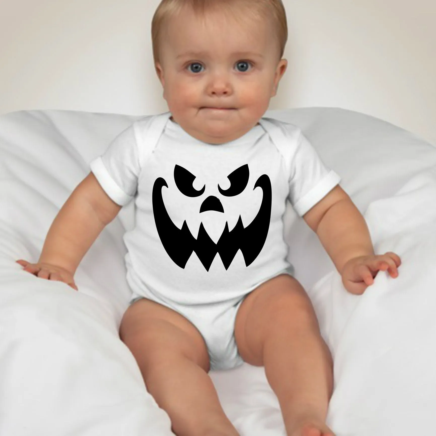 Baby Halloween  Onesies - Beast White