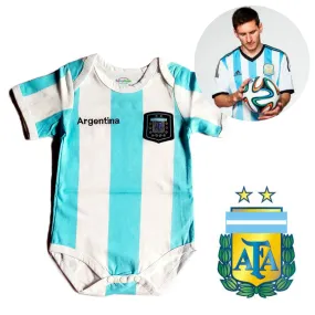 Baby Romper World Cup Soccer Uniform Romper - Argentina