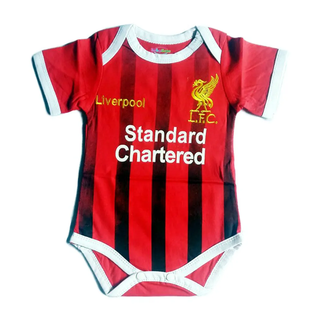 Baby Romper World Cup Soccer Uniform Romper - Liverpool