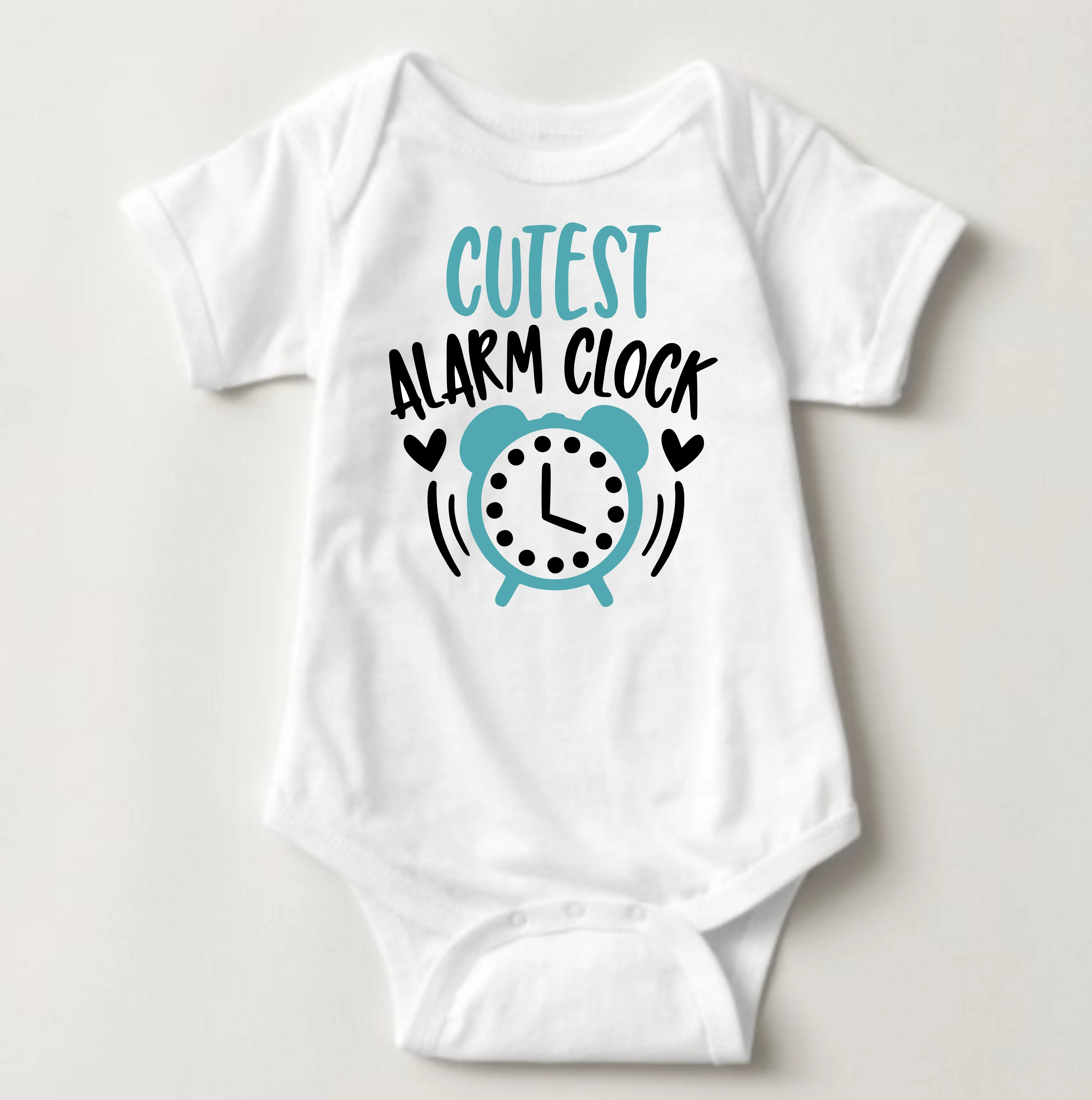 Baby Statement Onesies - Cutest Alarm Clock