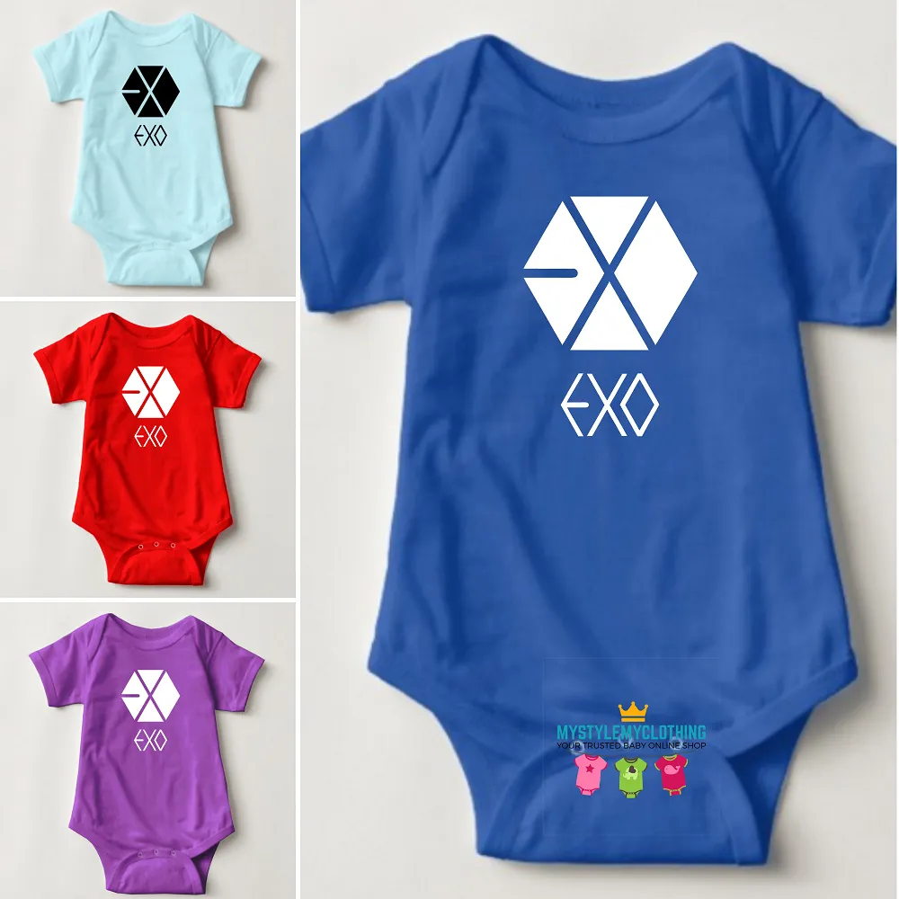 Baby Statement Onesies  - KPOP E-X-O
