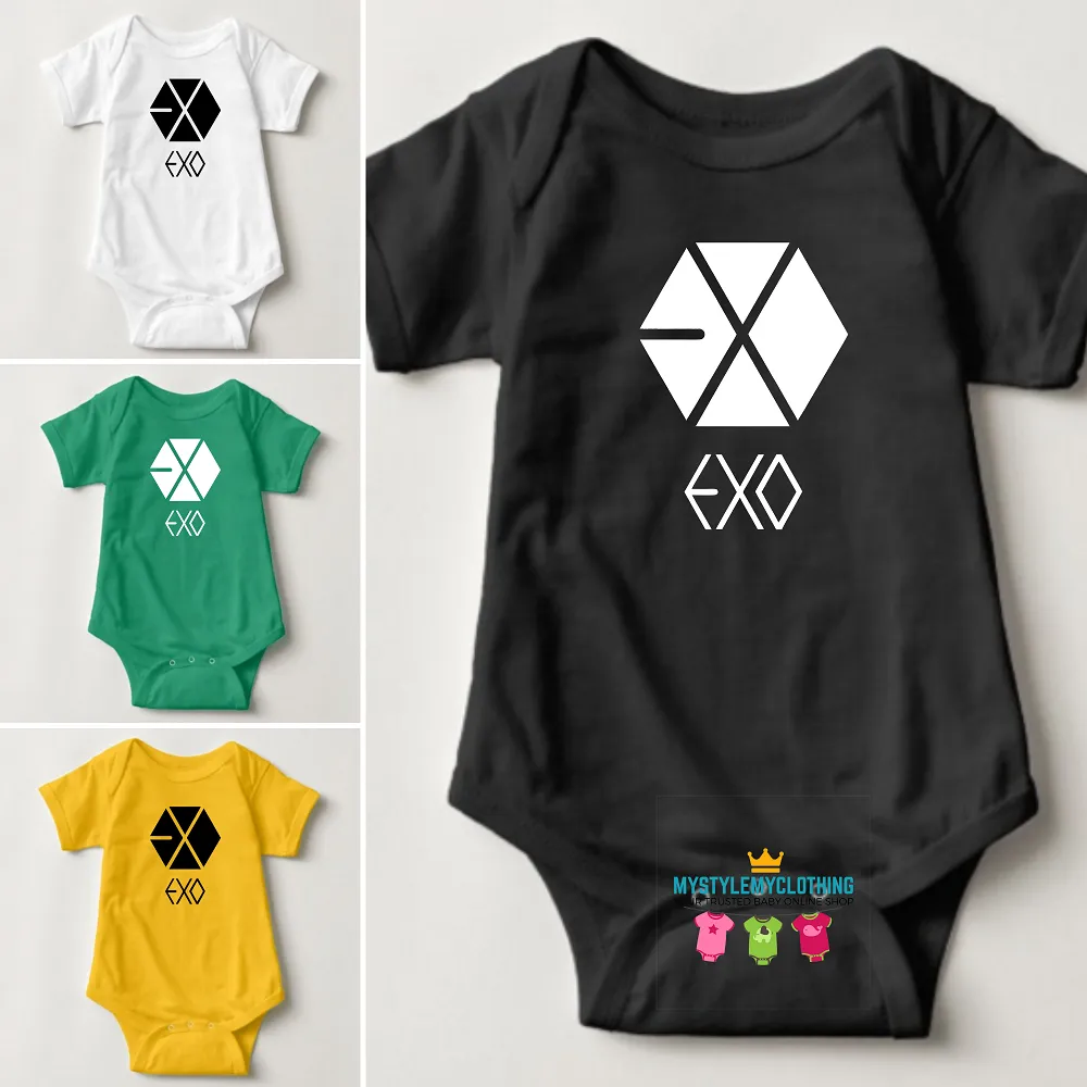 Baby Statement Onesies  - KPOP E-X-O
