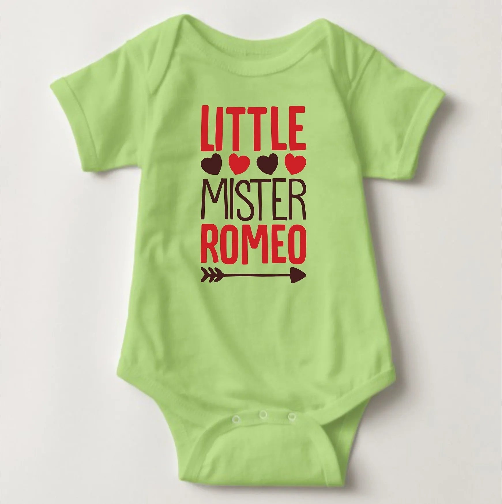 Baby Statement Onesies - Little Mister Romeo