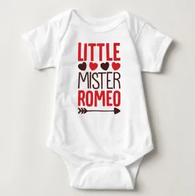 Baby Statement Onesies - Little Mister Romeo