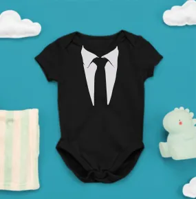 Baby Tuxedo Onesies - Baby Boss (Black)