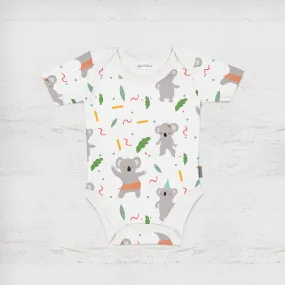 Bamboo Baby Onesie Romper - Dancing Koala by Suki McMaster