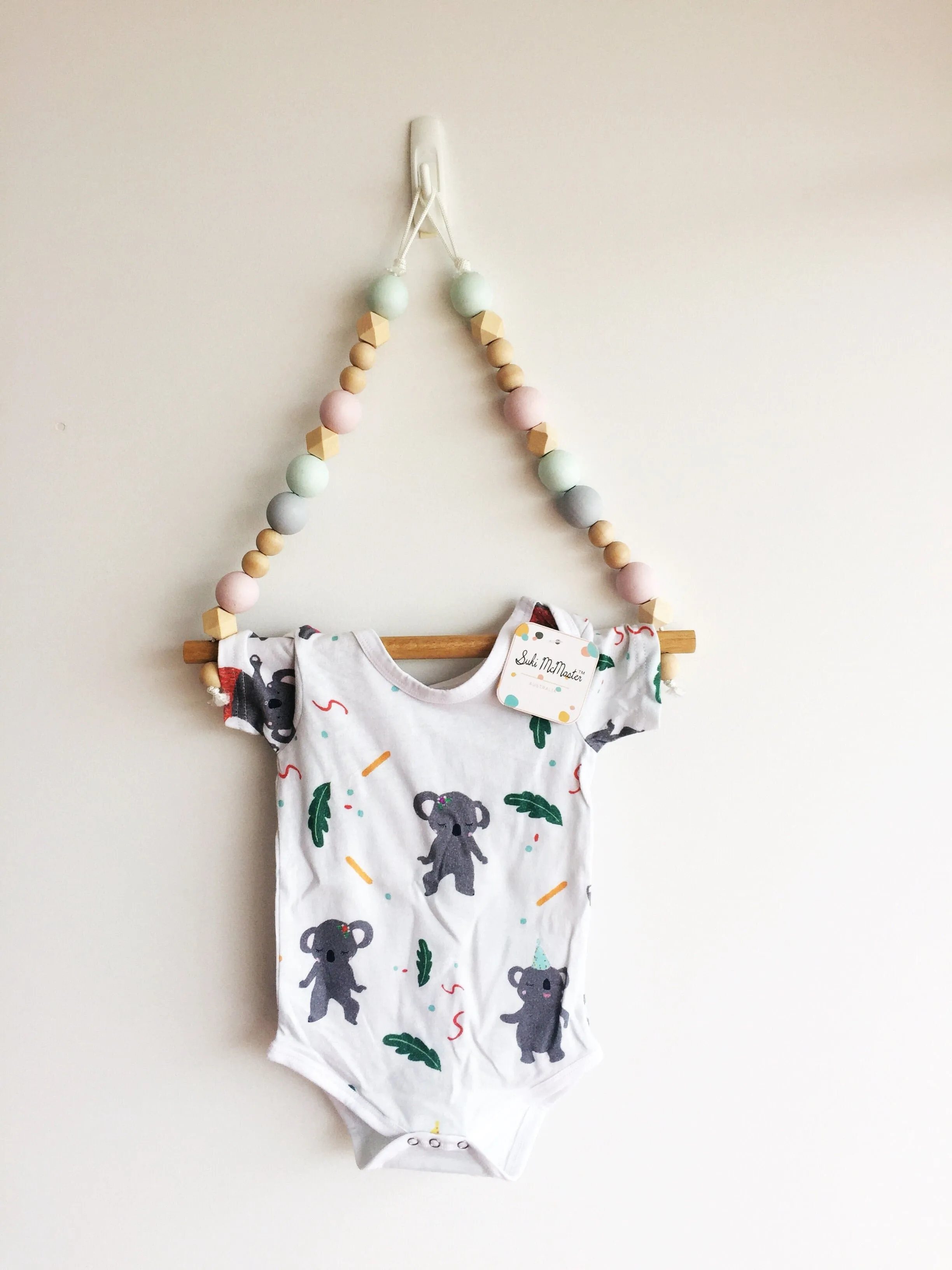Bamboo Baby Onesie Romper - Dancing Koala by Suki McMaster
