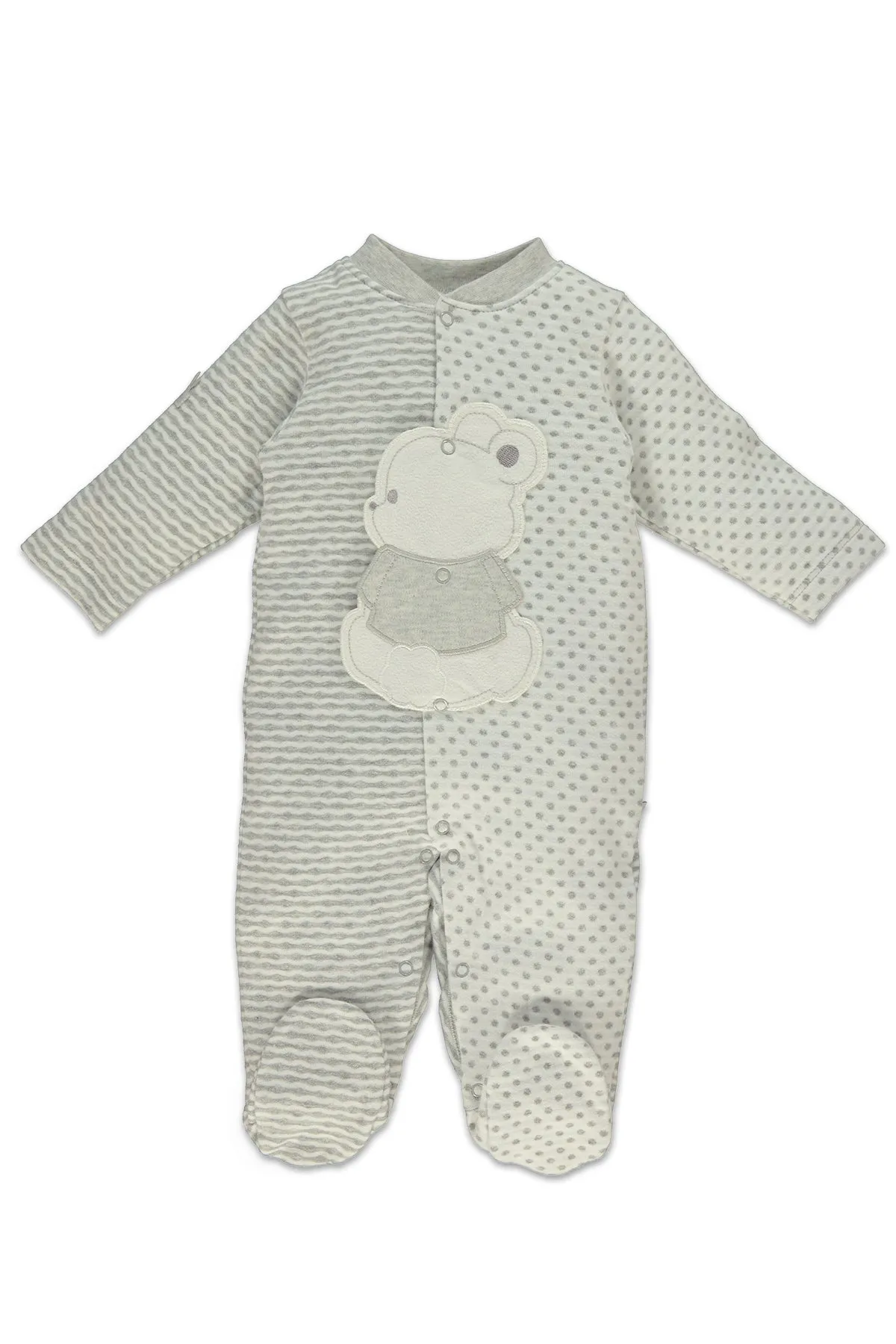 Bebetto Little Mouse Grey Sleepsuit (0-9mths)