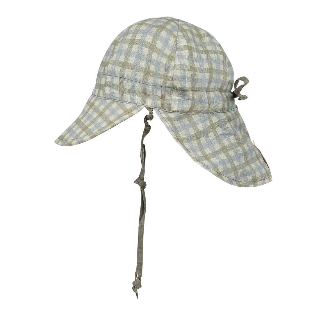Bedhead Baby Reversible Flap Sun Hat - Noah / Olive