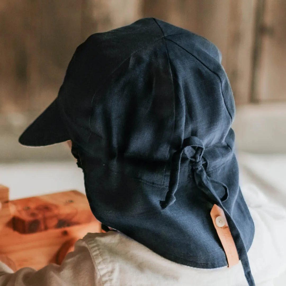 BEDHEAD LOUNGER REVERSIBLE FLAP SUNHAT - CHARLIE/INDIGO