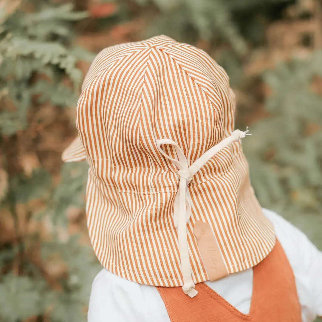 BEDHEAD LOUNGER REVERSIBLE FLAP SUNHAT - FRANKIE/FLAX