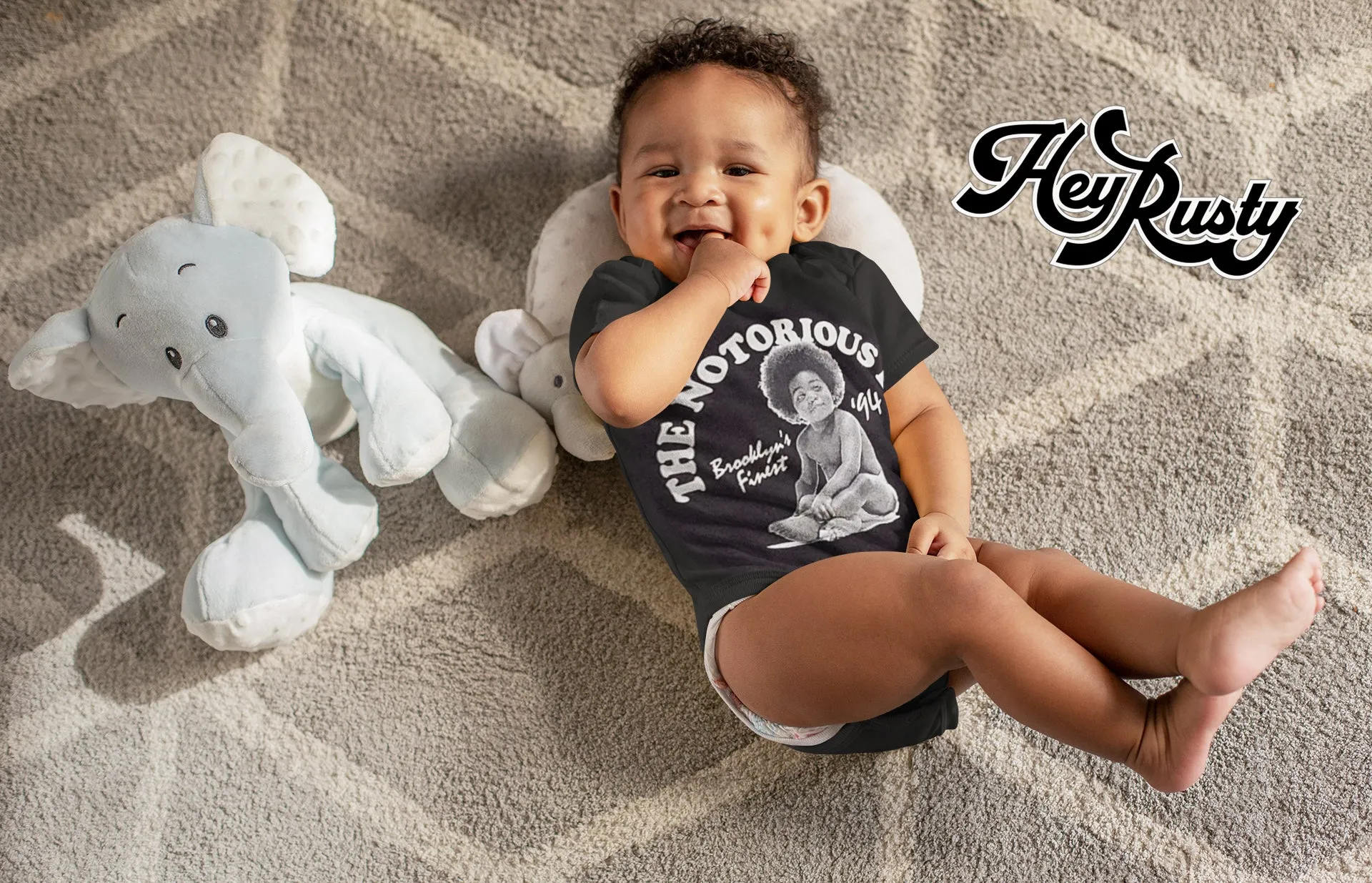 Biggie Smalls Kids Baby Grow: Crown
