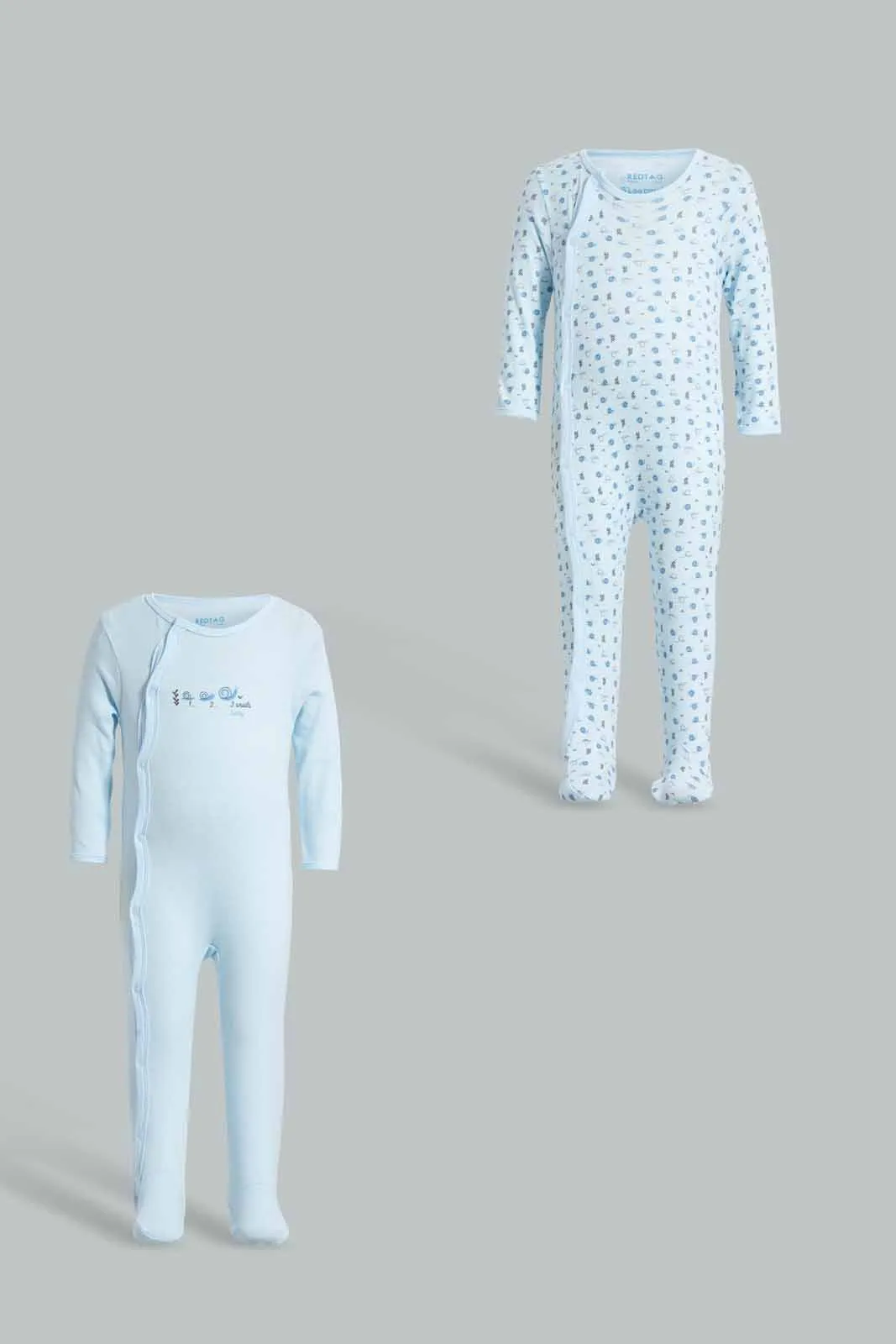 Blue Snail Romper Set (2 Piece)