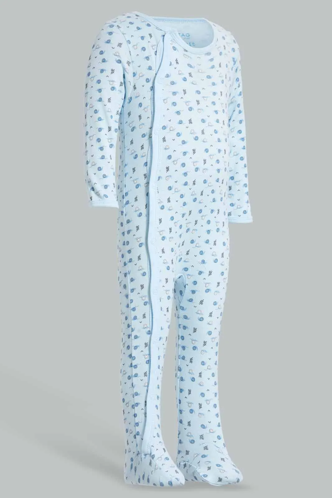 Blue Snail Romper Set (2 Piece)