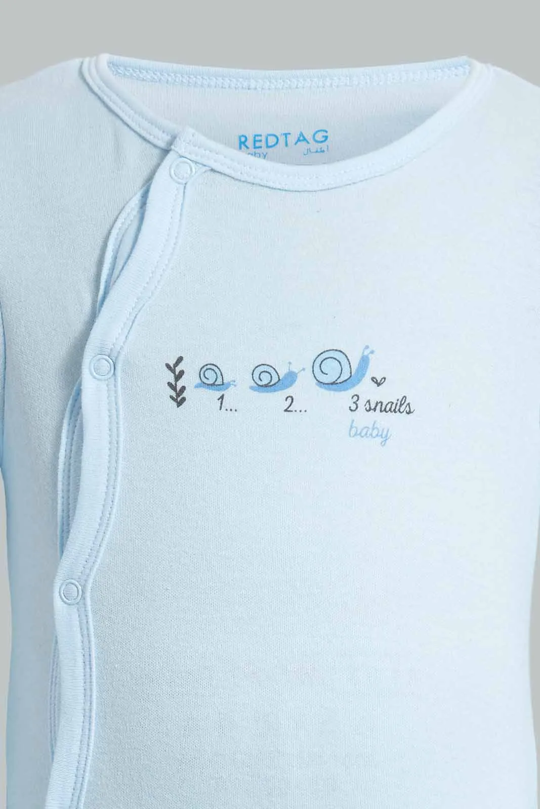 Blue Snail Romper Set (2 Piece)