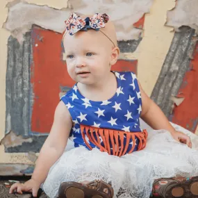Blue Star Fringe Shirt Toddler (2T-5T)