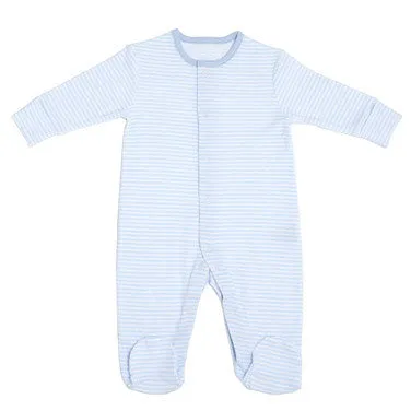 Boys Tonal Sleepsuits - Pack Of 3 (Blue)