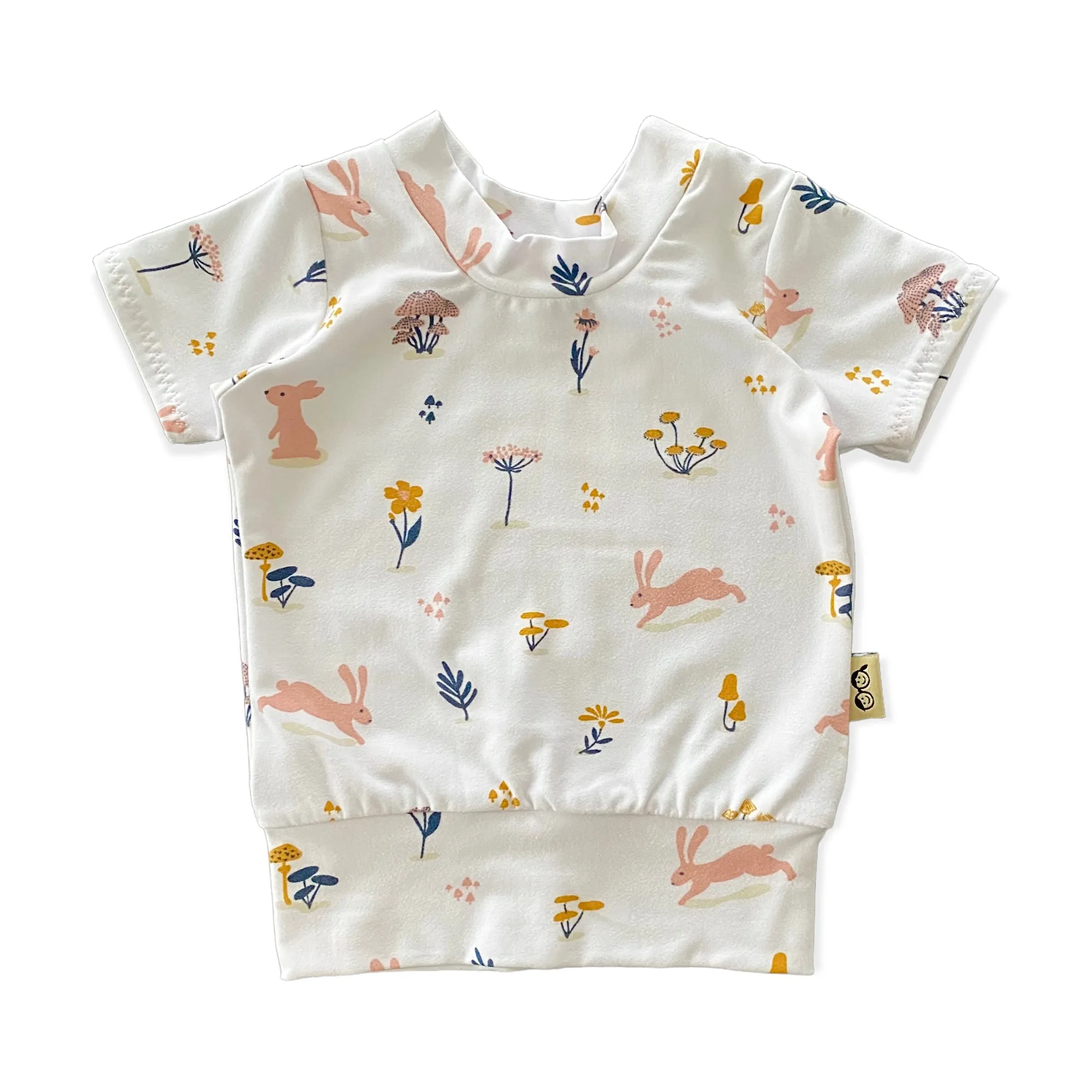 Bunny Hop on White Summer Lounge Set