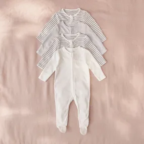 Clever Zip Sleepsuit 4 Pack