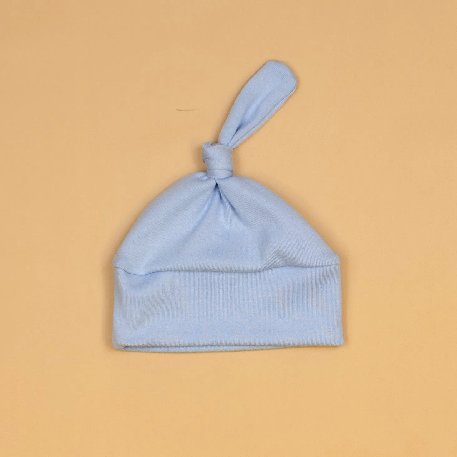 Cloud Blue Knot Hat