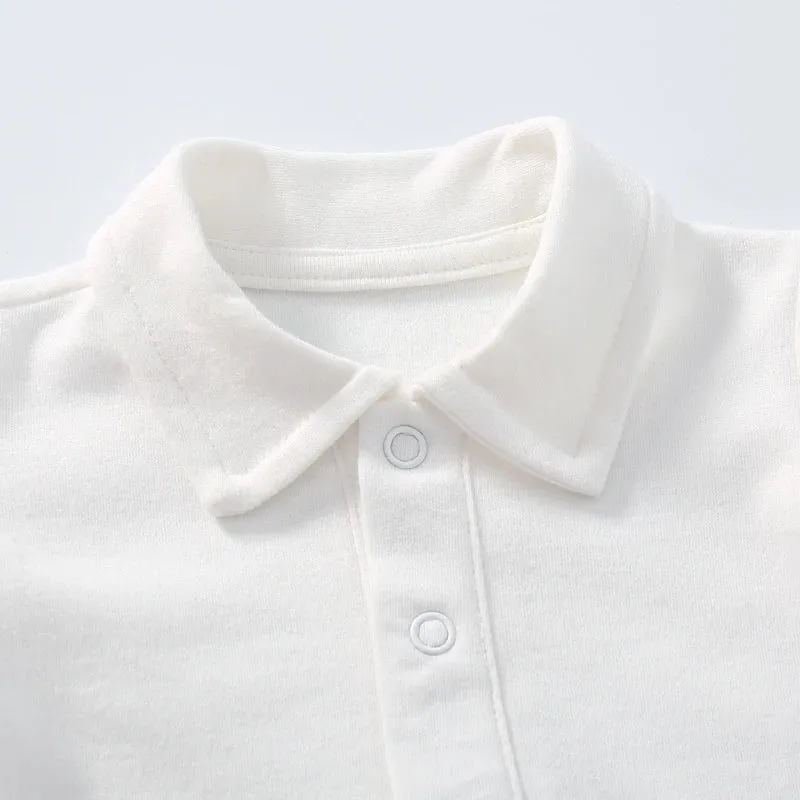 Collared baby Rompers